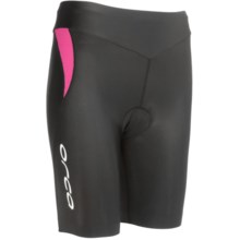 Orca Core Tri Shorts (For Women) in Black/Rasberry Sorbet - Closeouts