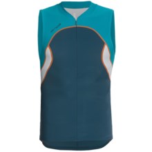 Orca Core Tri Tank Top - Zip Neck (For Men) in Mallard Blue/Dresden Blue - Closeouts