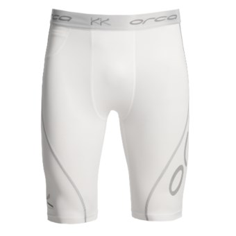 Orca Killa Kompression Core 1/2 Tights - UPF 50+ (For Men) in White