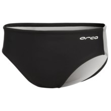 Orca Race Tri Briefs (For Men) in Black/Silver - Closeouts