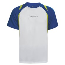 Orca Sportive T-Shirt - Short Sleeve (For Men) in White/Marine - Closeouts
