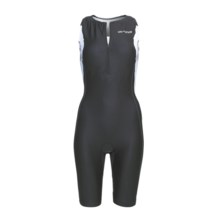 Orca Triathlon Race Suit - Sleeveless (For Women) in Black/White - Closeouts
