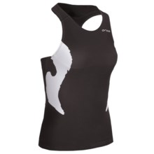 Orca Triathlon Singlet - Sleeveless (For Women) in Black/White - Closeouts