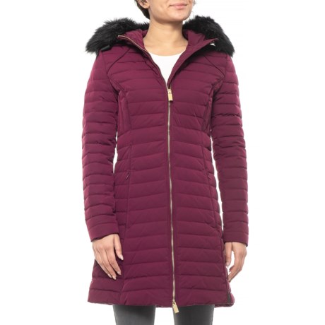 hunter original fitted down coat