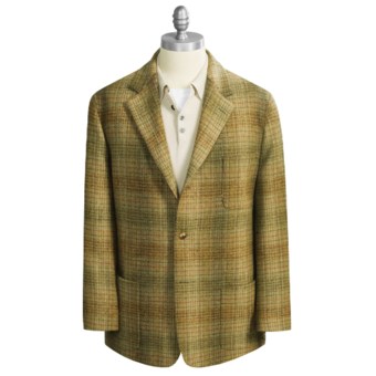 Orvis Harris Tweed Hebridean Plaid Jacket (For Men) in Light Brown Multi