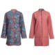 Orvis Long Jacket Cotton Print/Solid Reversible (For Women)