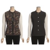 Orvis Quilted Reversible Printed Vest - Cotton (For Women)