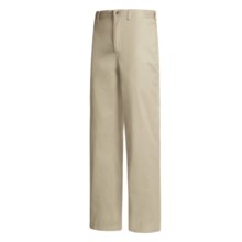 Orvis Shot Shell Twill Pants - Flat Front (For Men) in Khaki - Closeouts