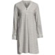 Oscar de la Renta Modern Comfort Flannel Night Shirt - Long Sleeve (For Women)