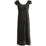 Oscar de la Renta Pink Label Romantic Dreams Nightgown - Short Sleeve (For Women)
