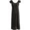 Oscar de la Renta Pink Label Romantic Dreams Nightgown - Short Sleeve (For Women) in Black