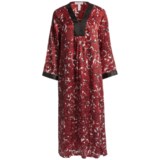 Oscar de la Renta Pink Label Zahara Nights Caftan - Zip Front (For Women)