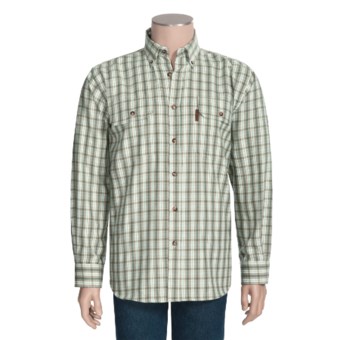Outback Trading Drummond Plaid Shirt - Flannel, Long Sleeve (For Men) in Brown