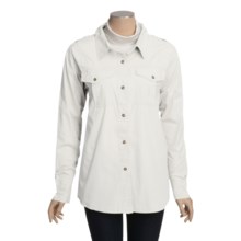 Outback Trading Garment-Washed Cotton Shirt - Long Sleeve (For Women) in White - Closeouts