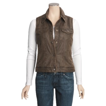 Outback Trading Los Mesa Canyonland Vest - Fleece Lining (For Women) in Brown