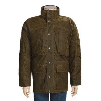 Outback Trading Northwest Anorak Jacket - Cotton Oilskin (For Men and Women) in Bronze