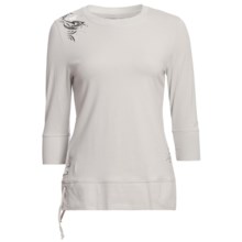 Outback Trading Running Thunder Shirt - 3/4 Sleeve (For Women) in Grey - Closeouts