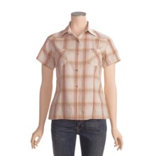 Outback Trading Rural Girl Plaid Shirt - Cotton, Short Sleeve (For Women) in Natural - Closeouts