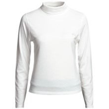 Outback Trading Stretch Turtleneck - Long Sleeve (For Women) in White - Closeouts