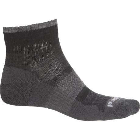SmartWool Outdoor Advanced Light Cushion Mini Socks - Merino Wool, Below the Ankle (For Men and Women) - MEDIUM GRAY (M )