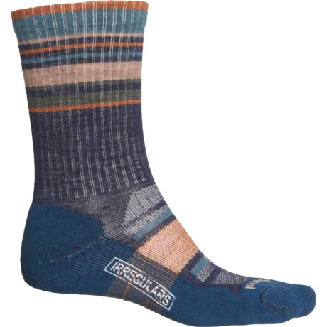 SmartWool Outdoor Advanced Light Cushion Striped Socks - Merino Wool, Crew (For Men and Women) - DEEP NAVY (L )