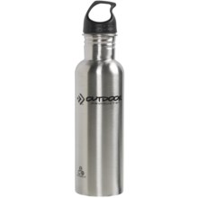 Outdoor Products Stainless Steel Water Bottle - 0.75L in Silver - Closeouts
