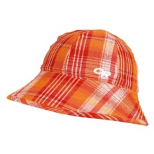 Outdoor Research Arroyo Reversible Bucket Hat - UPF 30 (For Women) in Mandarin Plaid - Closeouts