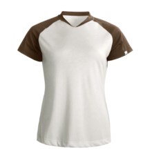 Outdoor Research Essence Duo T-Shirt - Short Sleeve (For Women) in Sand/Mushroom - Closeouts