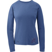 Outdoor Research Essence Shirt - Wool Blend, Long Sleeve (For Women) in Bluebird - Closeouts