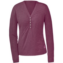 Outdoor Research Frescoe Henley Shirt - Long Sleeve (For Women) in Berry - Closeouts