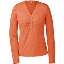 Outdoor Research Frescoe Henley Shirt - Long Sleeve (For Women) in Tigerlily - Closeouts
