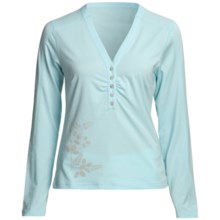 Outdoor Research Frescoe Henley Shirt - Organic Cotton, Long Sleeve (For Women) in Mist - Closeouts