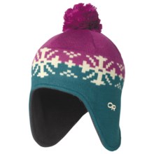 Outdoor Research Frosty Hat - Ear Flaps (For Kids) in Fuchsia/Turquoise - Closeouts