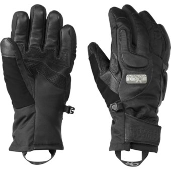 Outdoor Research Knuckleduster Gloves - Waterproof, Insulated (For Women) in Black