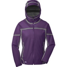 Outdoor Research Mithril Jacket - Soft Shell (For Women) in Blackberry - Closeouts
