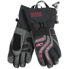Outdoor Research Northback Gore-Tex® Gloves - Waterproof, Insulated (For Women) in Black/Charcoal - Closeouts