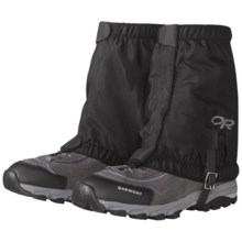 Outdoor Research Rocky Mountain Low Gaiters (For Men and Women) in Black - Closeouts