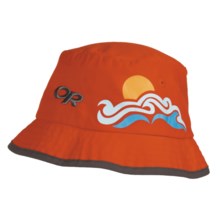 Outdoor Research Solstice Bucket Hat - UPF 30 (For Kids) in 02 - Closeouts