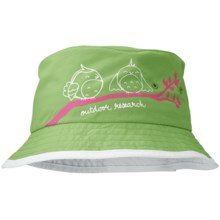 Outdoor Research Solstice Bucket Hat - UPF 30 (For Kids) in Willow/White - Closeouts