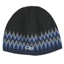 Outdoor Research Treeline Beanie Hat - Windstopper® (For Kids) in Black/True Blue - Closeouts