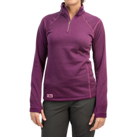 Outdoor Research Vanquish Fleece Pullover Shirt Zip Neck, Long Sleeve (For Women)