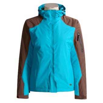 Outdoor Research Varia Jacket - Waterproof (For Women) in Sky/Espresso