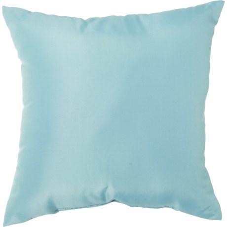 THRO Outdoor Throw Pillow - 18x18?, Mineral Blue - MINERAL BLUE ( )