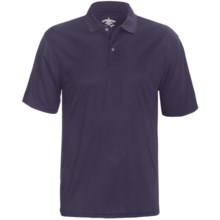 Outer Banks Cool-DRI® Textured Performance Polo Shirt - Short Sleeve (For Men) in Navy - Closeouts