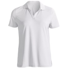 Outer Banks Cool-DRI® Textured Performance Polo Shirt - Short Sleeve (For Women) in White - Closeouts
