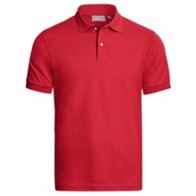 Outer Banks Jersey Polo Shirt - Short Sleeve (For Men) in Bright Red - Closeouts