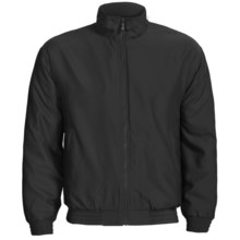 Outer Banks Peached Microfiber Jacket - Fleece Lining (For Men and Women) in Black/Dark Grey Fox - Closeouts