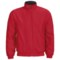 Outer Banks Peached Microfiber Jacket - Fleece Lining (For Men and Women) in Bright Red/Navy