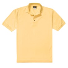 Outer Banks Pima Pique Polo Shirt - Double Mercerized, Short Sleeve (For Men) in Maize - Closeouts