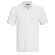 Outer Banks Ultimate Cotton Polo Shirt - Pocket, Short Sleeve (For Men) in White - Closeouts